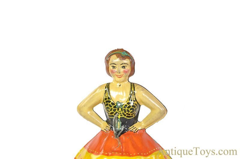 Marx Tin Lithographed Spinning “Ballet Dancer” Gyroscopic Ballerina with Box <FONT COLOR="ff000 ">*SOLD*</font> - Image 8