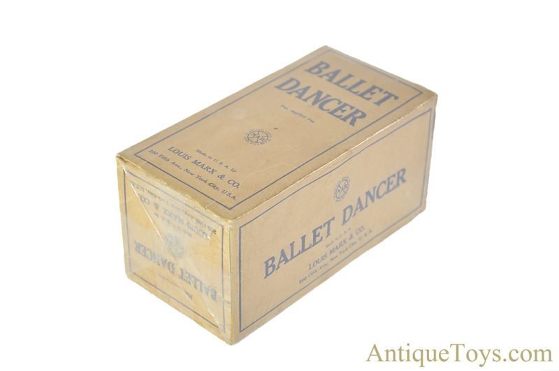 Marx Tin Lithographed Spinning “Ballet Dancer” Gyroscopic Ballerina with Box <FONT COLOR="ff000 ">*SOLD*</font> - Image 10