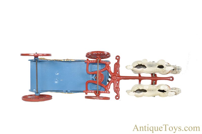 Hubley ca. 1920s Cast Iron #791 Royal Circus Calliope Horse Drawn Circus Wagon <FONT COLOR="ff000 ">*SOLD*</font> - Image 4