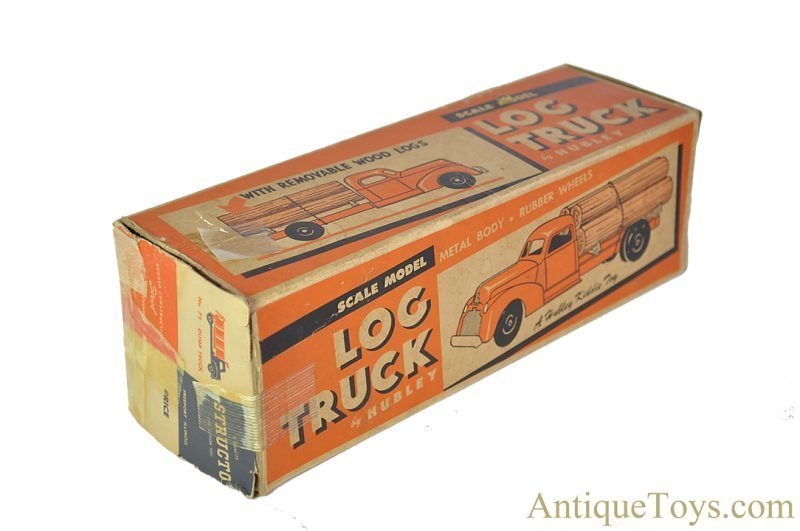 Hubley Kiddie Toys Diecast #470 Scale Model Log Truck in Box <FONT COLOR="ff000 ">*SOLD*</font> - Image 9