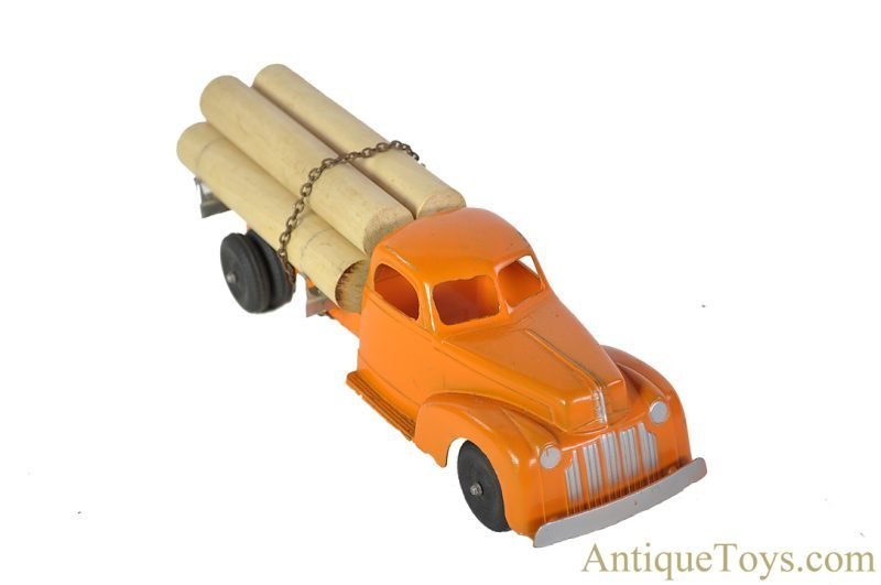 Hubley Kiddie Toys Diecast #470 Scale Model Log Truck in Box <FONT COLOR="ff000 ">*SOLD*</font> - Image 5