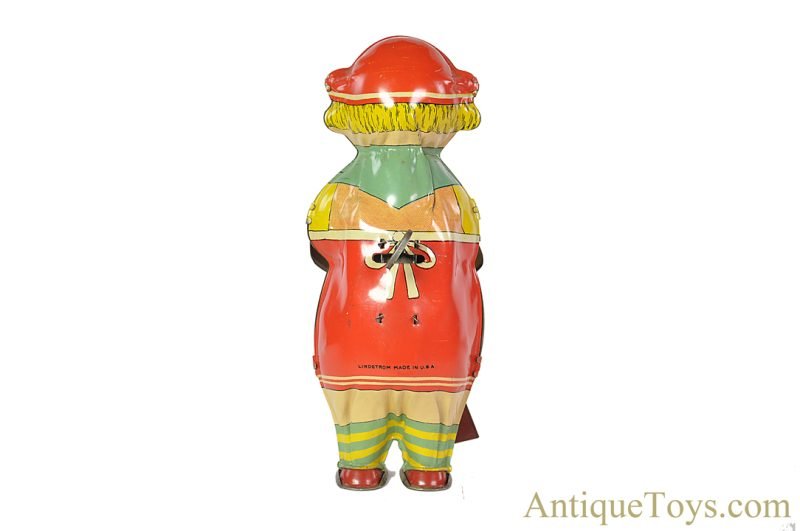 Lindstrom ca. 1920's Tin Lithographed Windup “Mechanical Sweeping Katinka” Sweeping Maid Toy <FONT COLOR="ff000 ">*SOLD*</font> - Image 3