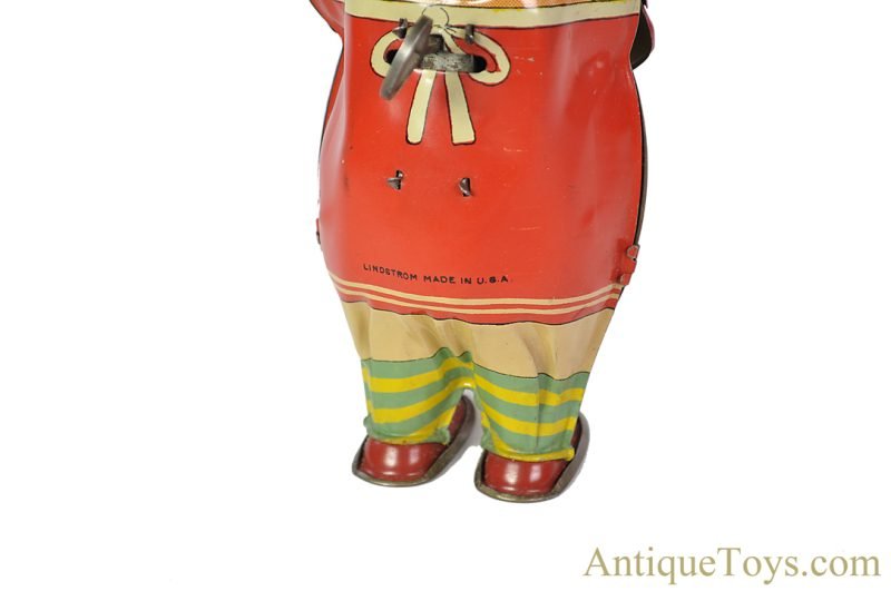 Lindstrom ca. 1920's Tin Lithographed Windup “Mechanical Sweeping Katinka” Sweeping Maid Toy <FONT COLOR="ff000 ">*SOLD*</font> - Image 7