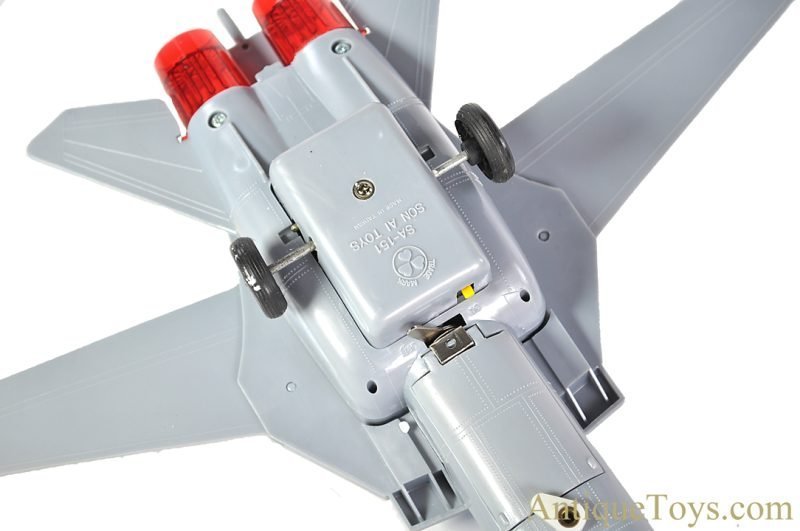 Son Ai Toys/Universal Tin Lithographed Battery Operated #UT-3059 "F-14A Tomcat Jet Fighter" Navy 303NL in Box <FONT COLOR="ff000 ">*SOLD*</font> - Image 5