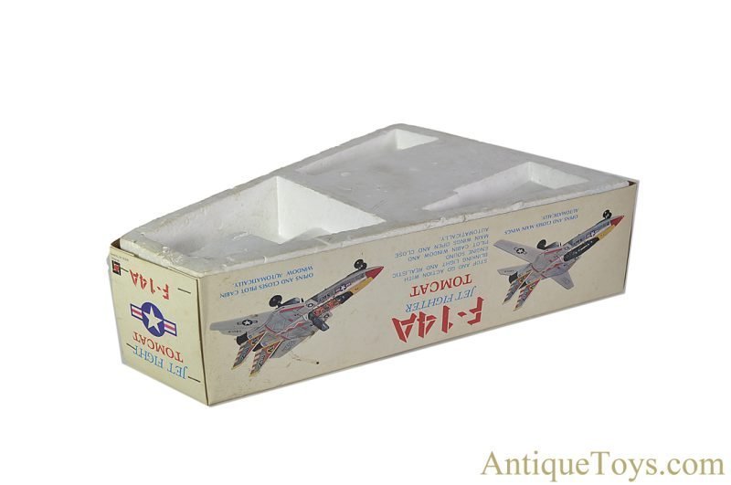 Son Ai Toys/Universal Tin Lithographed Battery Operated #UT-3059 "F-14A Tomcat Jet Fighter" Navy 303NL in Box <FONT COLOR="ff000 ">*SOLD*</font> - Image 8
