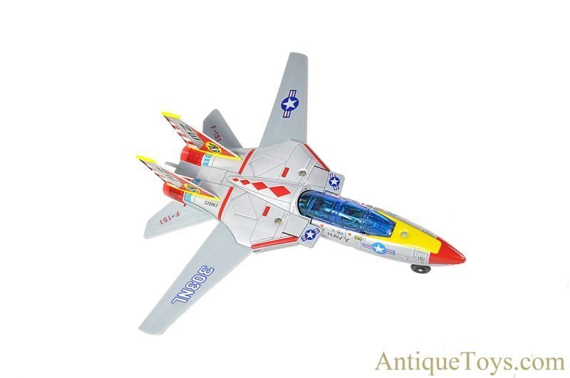 Son Ai Toys/Universal Tin Lithographed Battery Operated #UT-3059 "F-14A Tomcat Jet Fighter" Navy 303NL in Box <FONT COLOR="ff000 ">*SOLD*</font> - Image 2