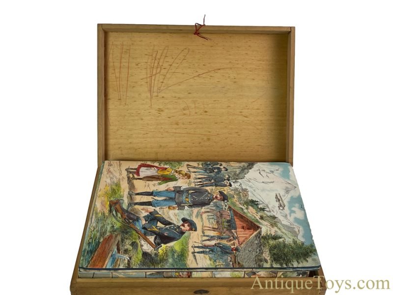 Jeux et Jouets Francais (JJF/JFJ) Victorian Era Style French Wooden Boxed Picture Puzzle Block Set <FONT COLOR="ff000 ">*SOLD*</font> - Image 5