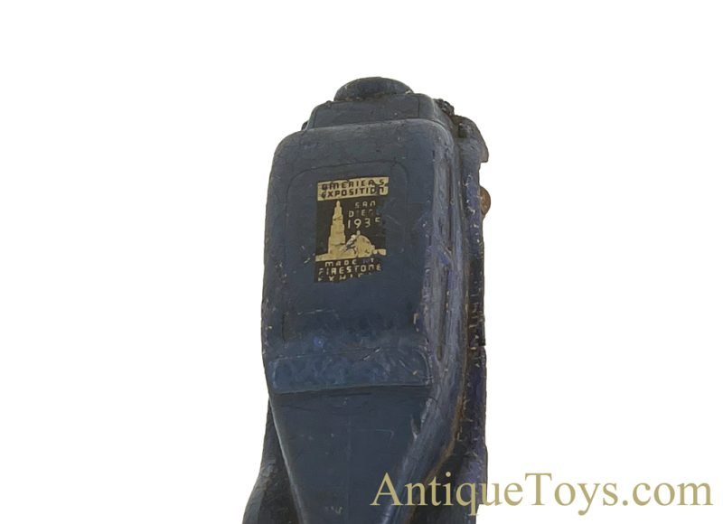 Auburn Rubber Co. Rubber 1935 California Pacific International Exposition Firestone Tires Promotional Car <FONT COLOR="ff000 ">*SOLD*</font> - Image 4
