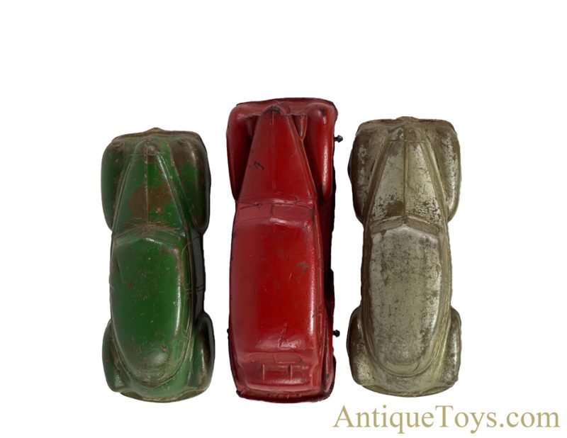 Auburn Rubber Co. & The Sun Rubber Co. ca. 1930s Rubber Set of 3 Cars for Sale - Image 2