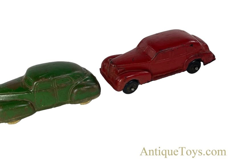 Auburn Rubber Co. & The Sun Rubber Co. ca. 1930s Rubber Set of 3 Cars for Sale - Image 10