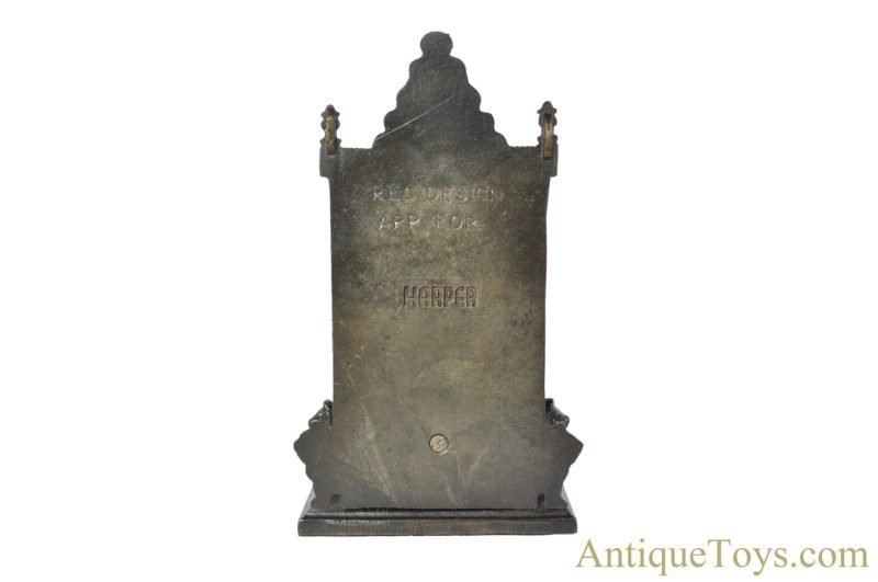 John Harper & Co., Ltd. ca. 1950s Cast Iron Elizabeth II Coronation Throne Still Coin Penny Bank <FONT COLOR="ff000 ">*SOLD*</font> - Image 3