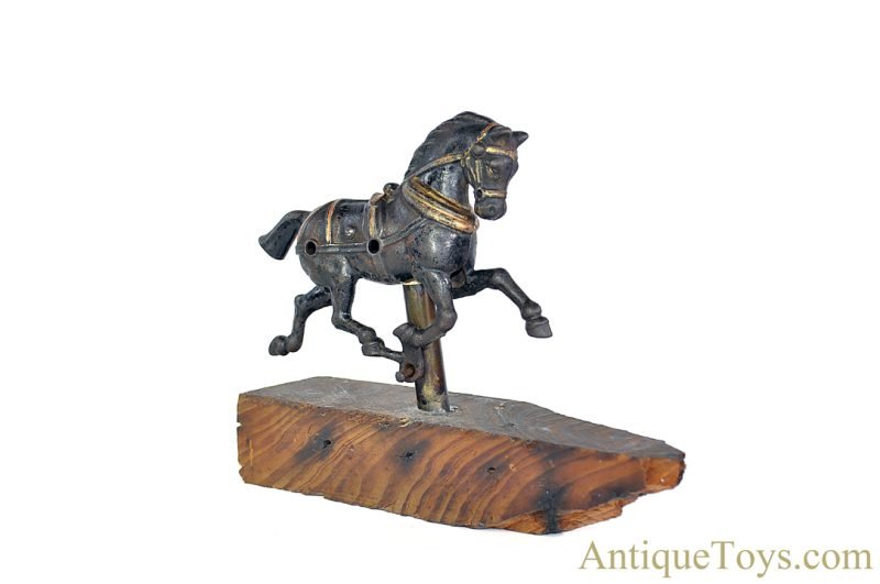 Hubley Cast Iron Horse on Reclaimed Wood Plinth <FONT COLOR="ff000 ">*SOLD*</font> - Image 4