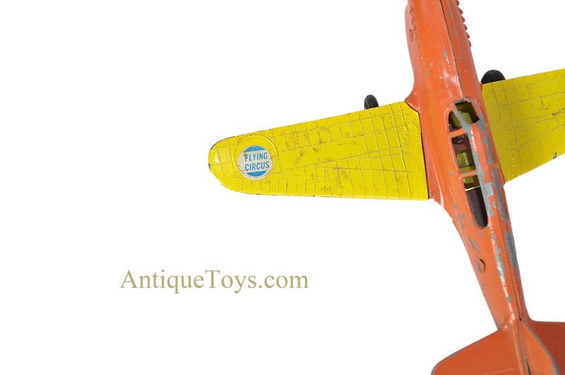 Hubley Kiddie Toys Diecast Flying Circus Stunt Plane & Fighter Plane Set <FONT COLOR="ff000 ">*SOLD*</font> - Image 5