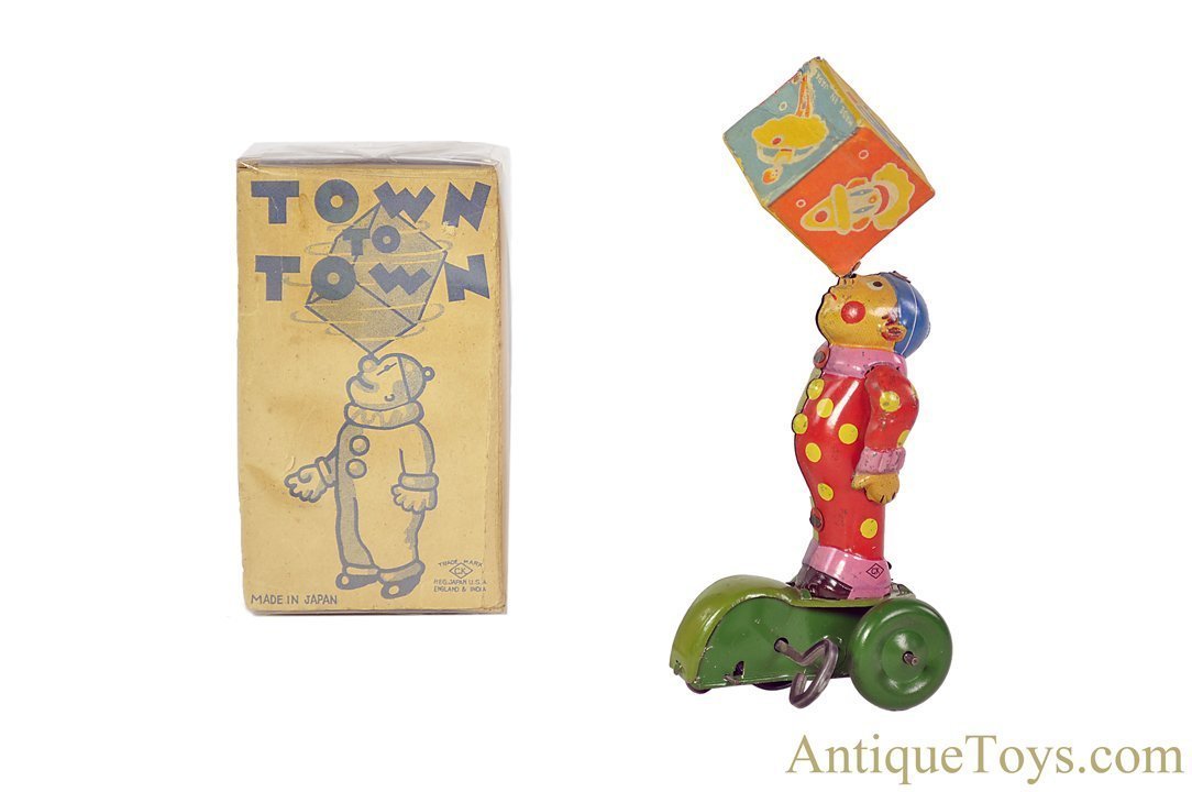 Kuramochi Shoten (CK) Tin Lithographed Windup “Town to Town
