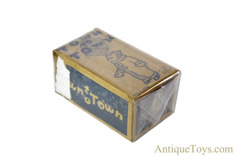 Kuramochi Shoten (CK) Tin Lithographed Windup "Town to Town" Clown with Box <FONT COLOR="ff000 ">*SOLD*</font> - Image 9