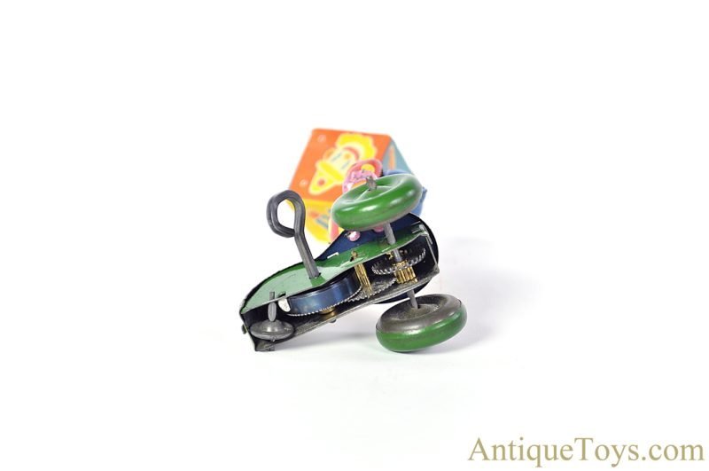 Kuramochi Shoten (CK) Tin Lithographed Windup "Town to Town" Clown with Box <FONT COLOR="ff000 ">*SOLD*</font> - Image 7
