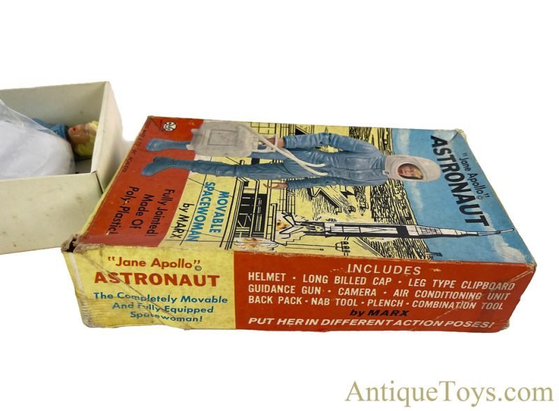 Marx #1723 "Jane Apollo" Astronaut Movable Spacewoman Action Figure in Box <FONT COLOR="ff000 ">*SOLD*</font> - Image 4