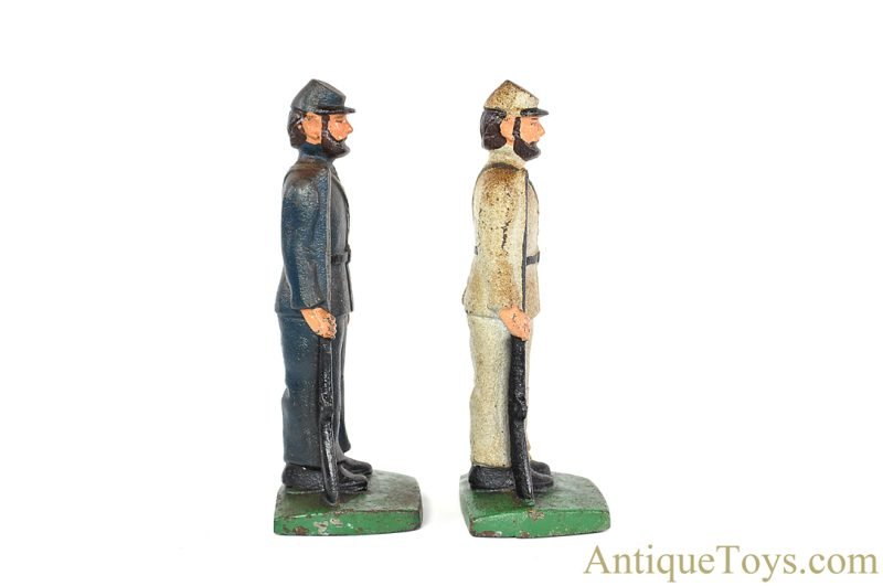 Grey Iron Casting Co. Cast Iron Civil War Confederate & Union Soldier Doorstop/Bookend Set <FONT COLOR="ff000 ">*SOLD*</font> - Image 4