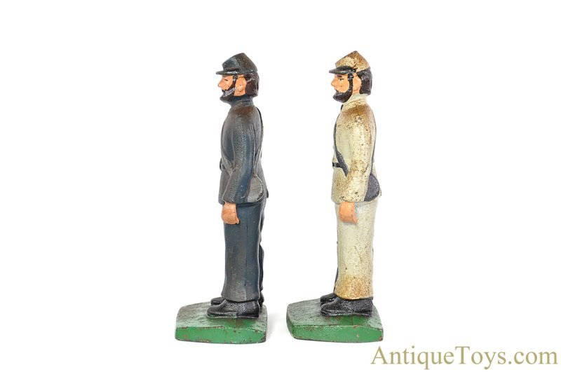 Grey Iron Casting Co. Cast Iron Civil War Confederate & Union Soldier Doorstop/Bookend Set <FONT COLOR="ff000 ">*SOLD*</font> - Image 5