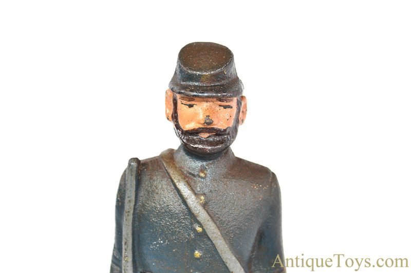 Grey Iron Casting Co. Cast Iron Civil War Confederate & Union Soldier Doorstop/Bookend Set <FONT COLOR="ff000 ">*SOLD*</font> - Image 6