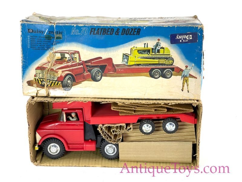 Daisy Mfg. Co. Plastic No. 70 "Flatbed & Dozer" in Box <FONT COLOR="ff000 ">*SOLD*</font>