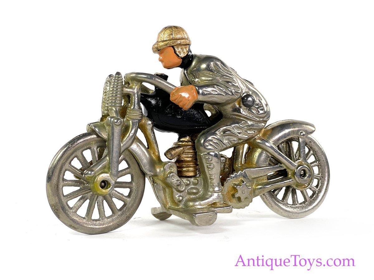 Ironman Toys Limited Edition Hubley Cast Iron Nickel Plated Harley Hillclimber <FONT COLOR="ff000 ">*SOLD*</font> - Image 2