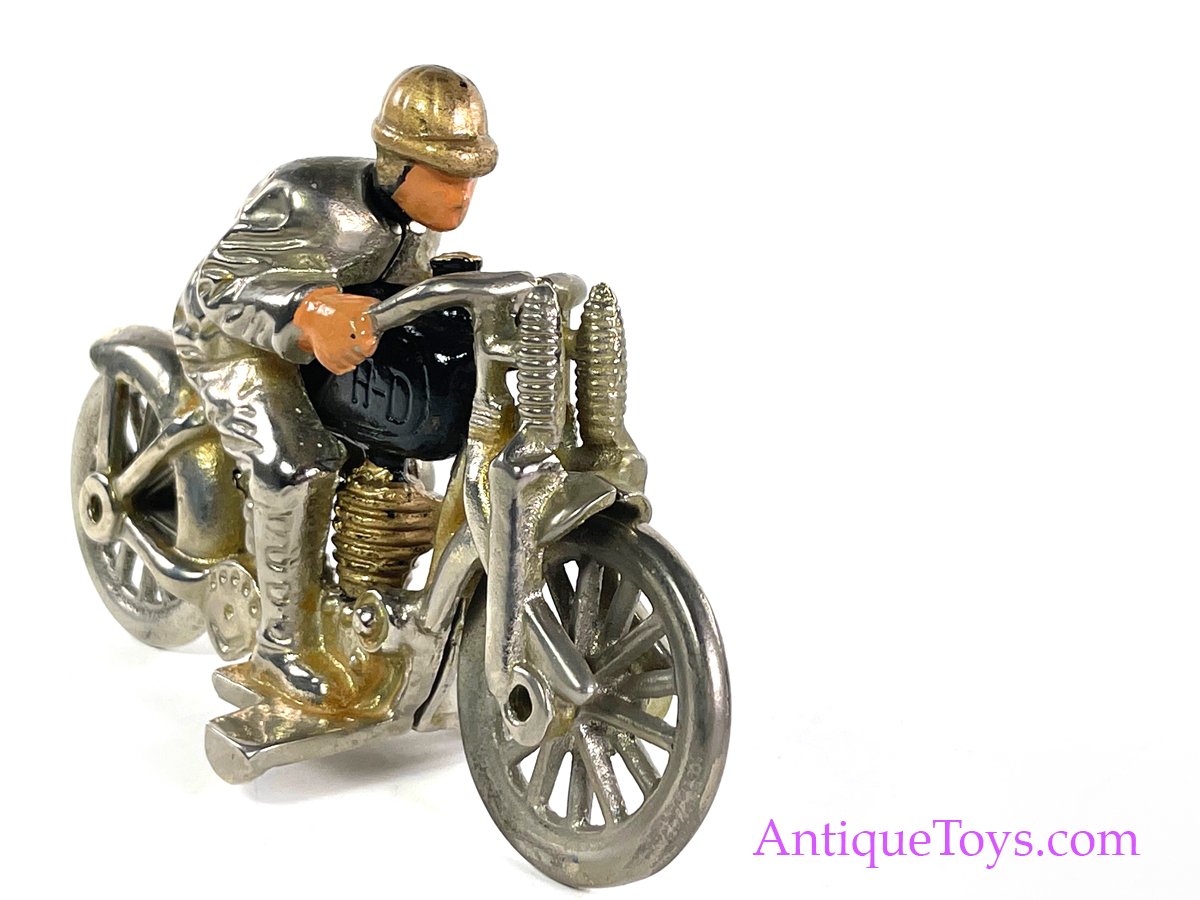 Ironman Toys Limited Edition Hubley Cast Iron Nickel Plated Harley Hillclimber <FONT COLOR="ff000 ">*SOLD*</font> - Image 4