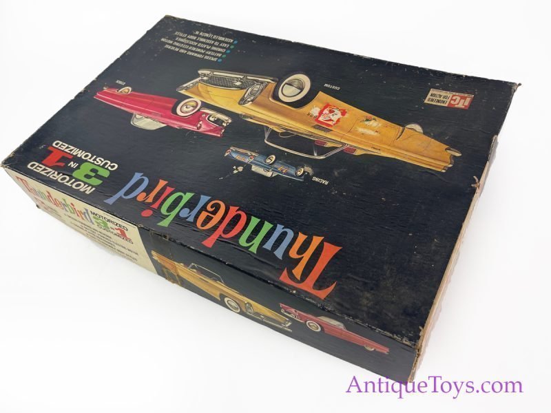 Ideal Toy Company (ITC) ca. 1960s Plastic "Thunderbird Motorized 3-in-1 Customized" Model Car in Box <FONT COLOR="ff000">*SOLD*</font> - Image 3
