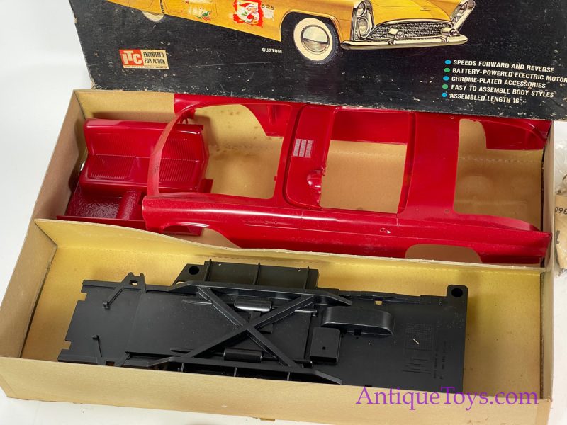 Ideal Toy Company (ITC) ca. 1960s Plastic "Thunderbird Motorized 3-in-1 Customized" Model Car in Box <FONT COLOR="ff000">*SOLD*</font> - Image 12