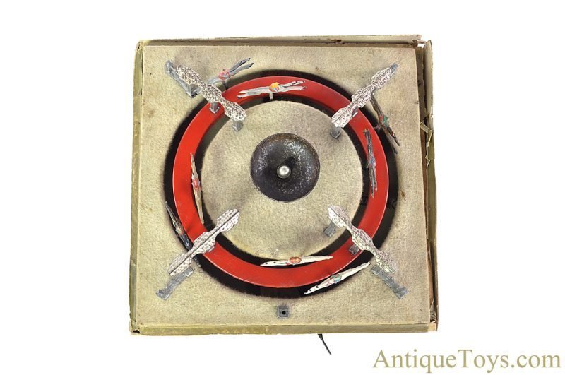 Jouets de Paris JEP ca. Early 1900s Cast Metal & Tin Hand Painted Lever Action #388.4 Table Top Horse Racing Game  <FONT COLOR="ff000 ">*SOLD*</font> - Image 6