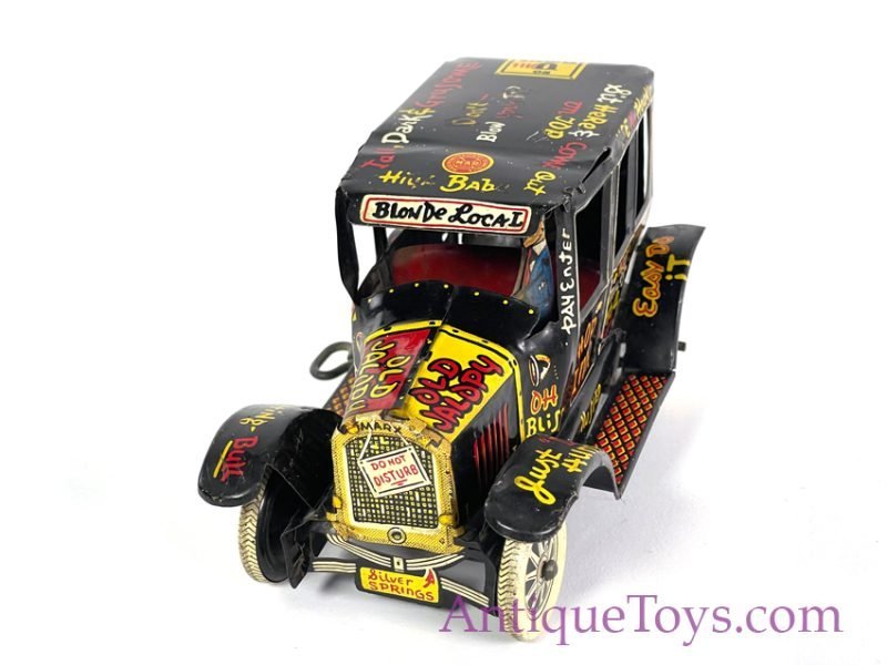 Marx Tin Lithographed Windup "Old Jalopy" Car <FONT COLOR="ff000 ">*SOLD*</font> - Image 2