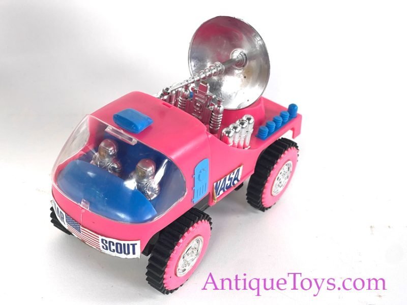 Marx ca. 1970s Battery Operated Plastic Rare "NASA Hill Climber Lunar Scout" Set of 4 & Boxes Space Toys <FONT COLOR="ff000 ">*SOLD*</font> - Image 13