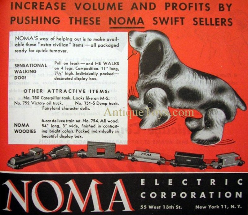 NOMA Toys Wooden #754 "Noma Woodies" Train Set in Box for Sale - Image 8