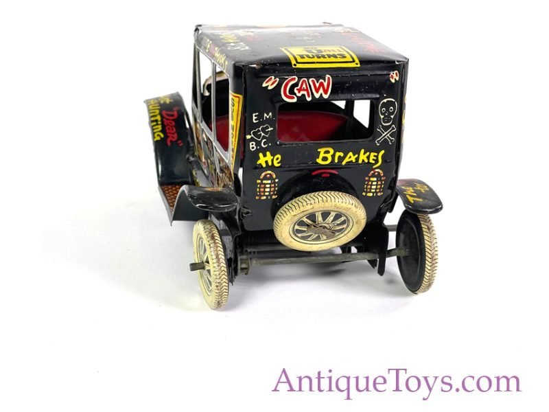 Marx Tin Lithographed Windup "Old Jalopy" Car <FONT COLOR="ff000 ">*SOLD*</font> - Image 4
