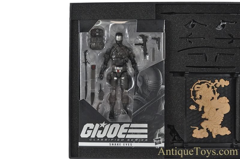Hasbro Pulse Exclusive G.I. Joe Classified Series Snake Eyes Deluxe Collectible 6" Action Figure and Accessories with Box for Sale - Image 10