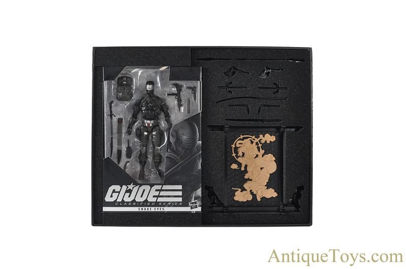 Hasbro Pulse Exclusive G.I. Joe Classified Series Snake Eyes Deluxe Collectible 6" Action Figure and Accessories with Box for Sale - Image 9