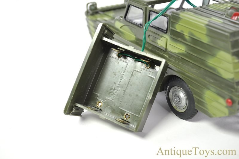Marx Plastic Battery Operated No. 3309 "Amphibious Military Jeep" in Box <FONT COLOR="ff000 ">*SOLD*</font> - Image 10