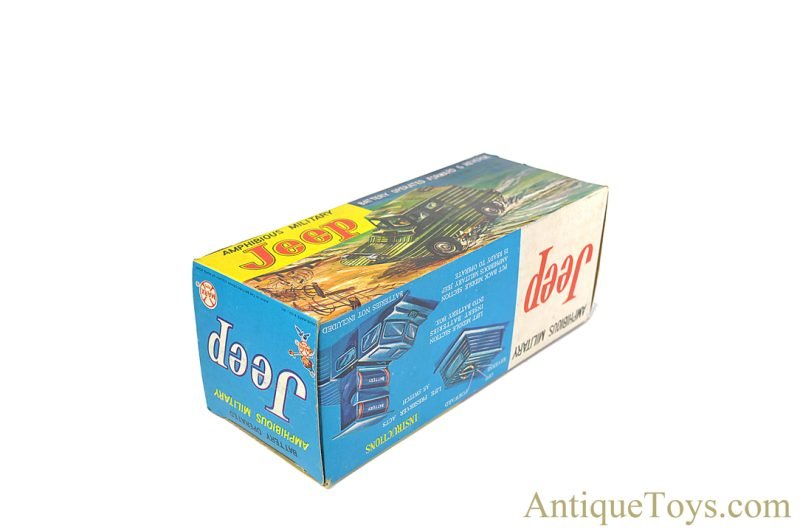 Marx Plastic Battery Operated No. 3309 "Amphibious Military Jeep" in Box <FONT COLOR="ff000 ">*SOLD*</font> - Image 14
