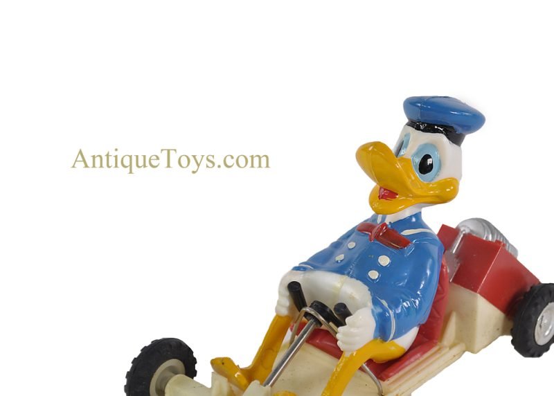 Marx Rare Plastic Friction “Walt Disney's Donald Duck Racing Kart” with Box <FONT COLOR="ff000 ">*SOLD*</font> - Image 7