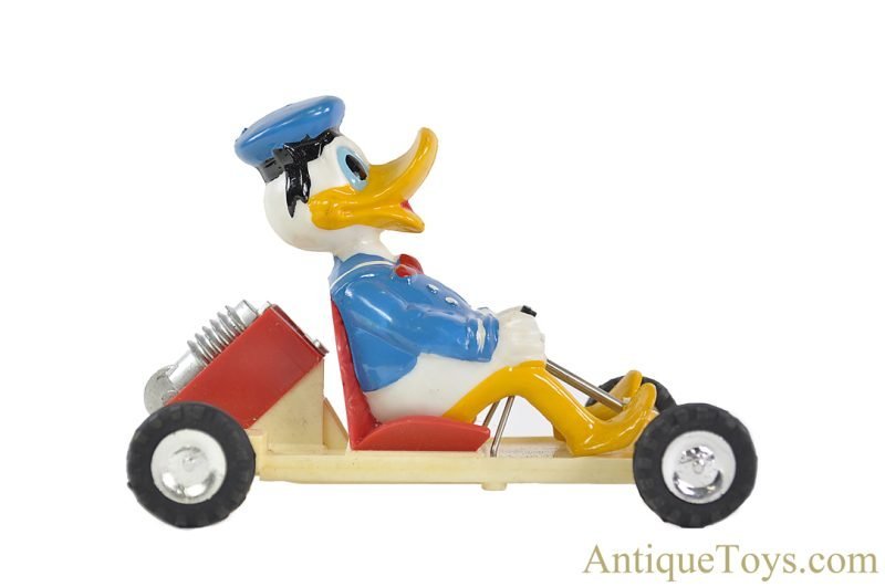 Marx Rare Plastic Friction “Walt Disney's Donald Duck Racing Kart” with Box <FONT COLOR="ff000 ">*SOLD*</font> - Image 2