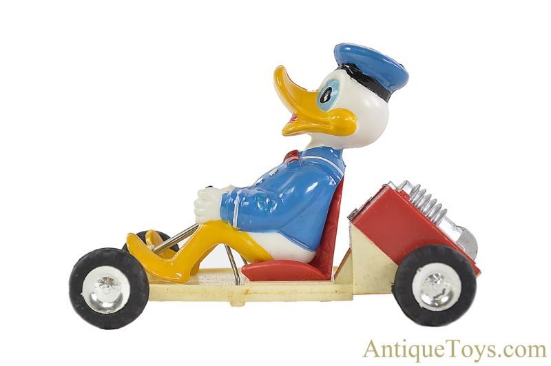 Marx Rare Plastic Friction “Walt Disney's Donald Duck Racing Kart” with Box <FONT COLOR="ff000 ">*SOLD*</font> - Image 3