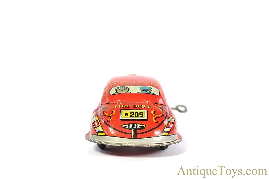 野村トーイ•新工社？ダブルネーム　電動　FIRE CHIEF CAR 動作品 野村トーイ•新工社？ダブルネーム電動FIRE CHIEF CAR 動作品