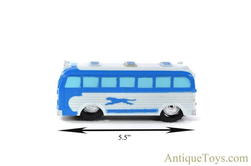 Marx Plastic Battery Operated "Tricky Action Bus" Greyhound Bus in Box <FONT COLOR="ff000 ">*SOLD*</font> - Image 11