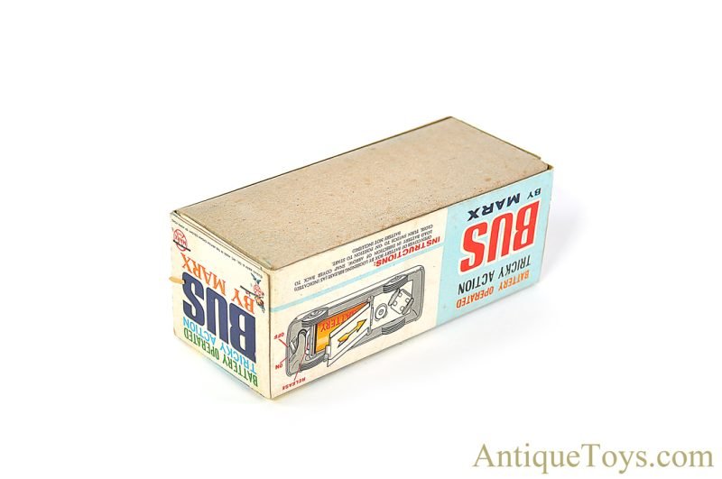 Marx Plastic Battery Operated "Tricky Action Bus" Greyhound Bus in Box <FONT COLOR="ff000 ">*SOLD*</font> - Image 10