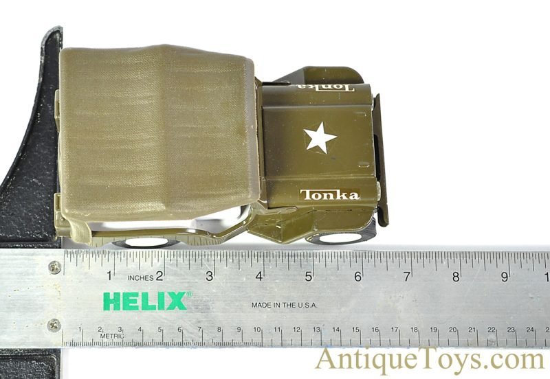 Tonka Toys Pressed Steel No. 40 Mini Tonka Military Jeep Commander with Box <FONT COLOR="ff000 ">*SOLD*</font> - Image 8