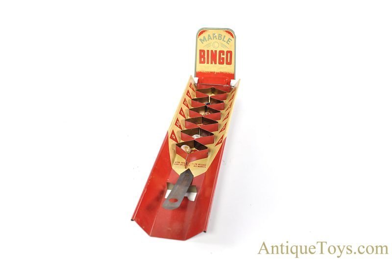 Wolverine Supply & Mfg. Tin Lithographed No. 60 "Marble Bingo" Game with Box <FONT COLOR="ff000 ">*SOLD*</font> - Image 2