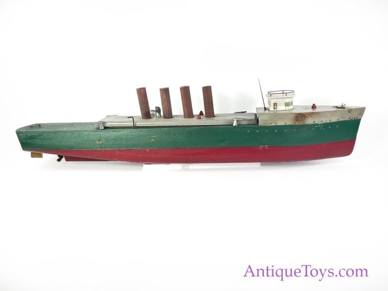 Yankee Fleet Wooden "Flyer" Gunship Electric Toy Boat <FONT COLOR="ff000 ">*SOLD*</font>