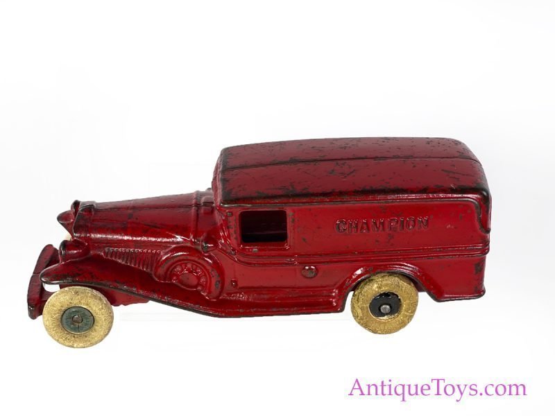 Champion Hardware Co. Cast Iron Signed Toy Van <FONT COLOR="ff000 ">*SOLD*</font>