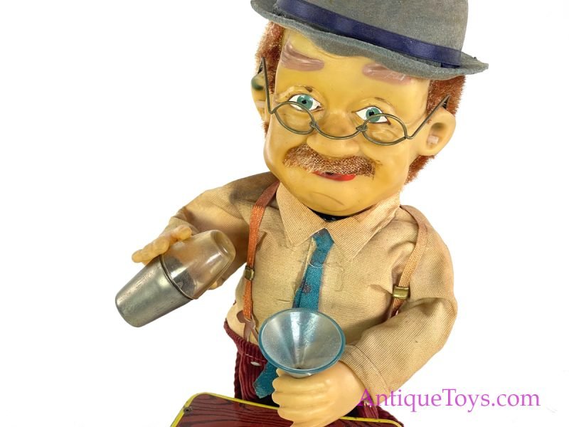 Nomura (TN) Tin Lithographed Battery Operated "Charlie Weaver Bartender" <FONT COLOR="ff000 ">*SOLD*</font> - Image 3