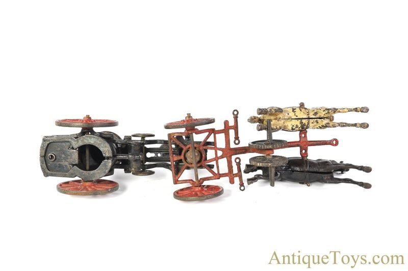 F.W. Carpenter Cast Iron No. 33 Horse Drawn Fire Pumper Engine Wagon <FONT COLOR="ff000 ">*SOLD*</font> - Image 5